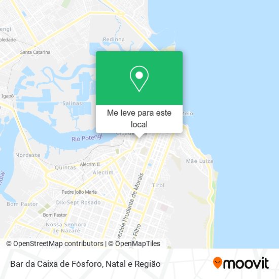 Bar da Caixa de Fósforo mapa