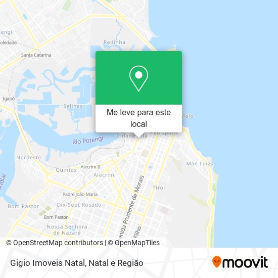 Gigio Imoveis Natal mapa