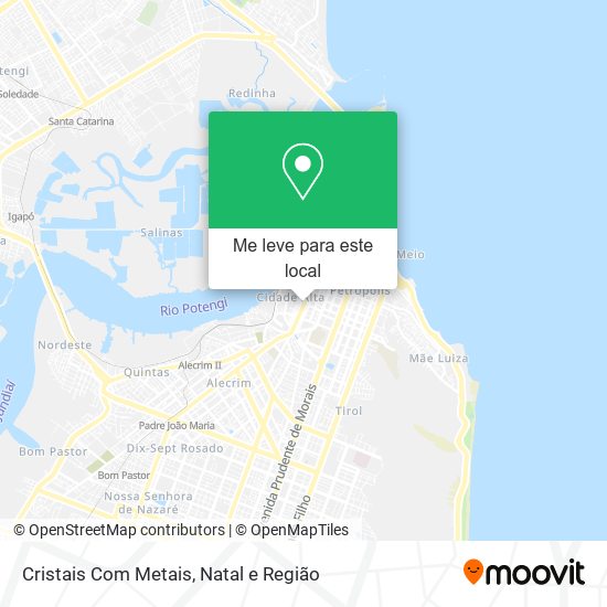 Cristais Com Metais mapa