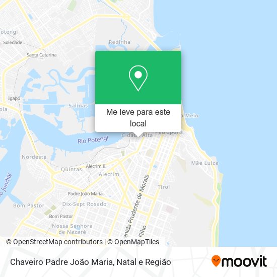 Chaveiro Padre João Maria mapa