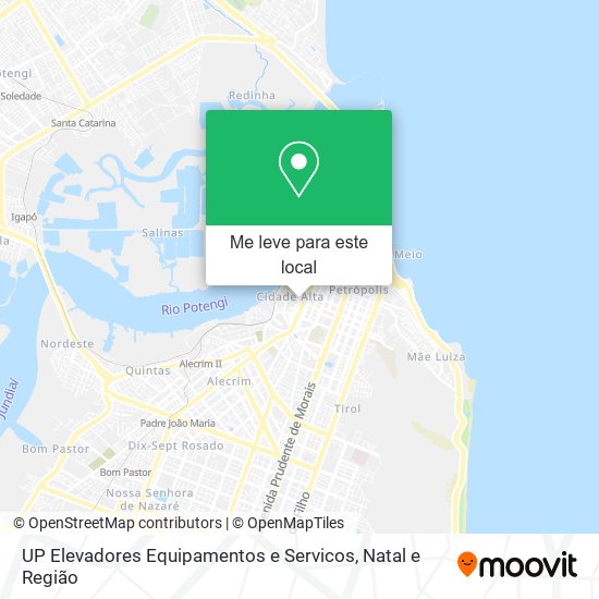UP Elevadores Equipamentos e Servicos mapa