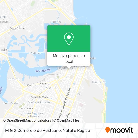 M G 2 Comercio de Vestuario mapa