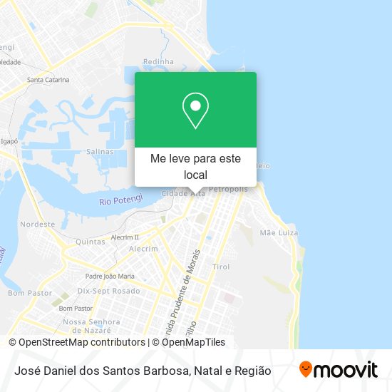 José Daniel dos Santos Barbosa mapa