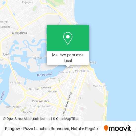 Rangow - Pizza Lanches Refeicoes mapa
