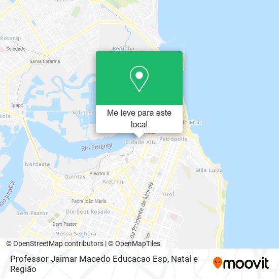 Professor Jaimar Macedo Educacao Esp mapa