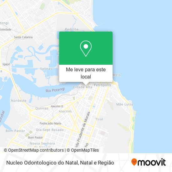 Nucleo Odontologico do Natal mapa