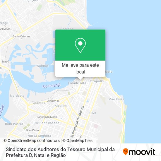 Sindicato dos Auditores do Tesouro Municipal da Prefeitura D mapa