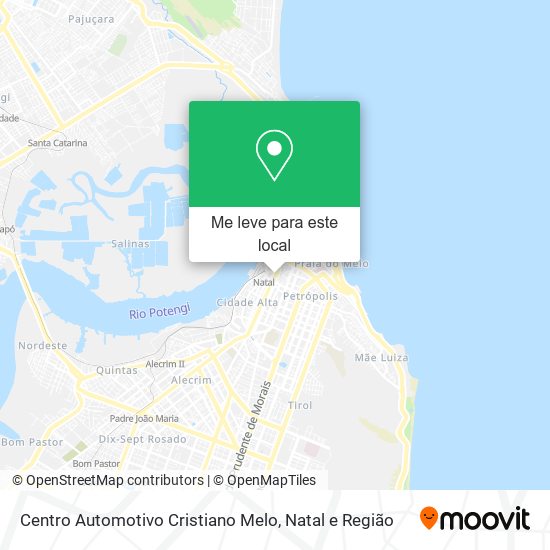 Centro Automotivo Cristiano Melo mapa