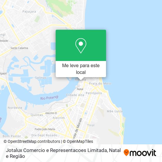 Jotalux Comercio e Representacoes Limitada mapa