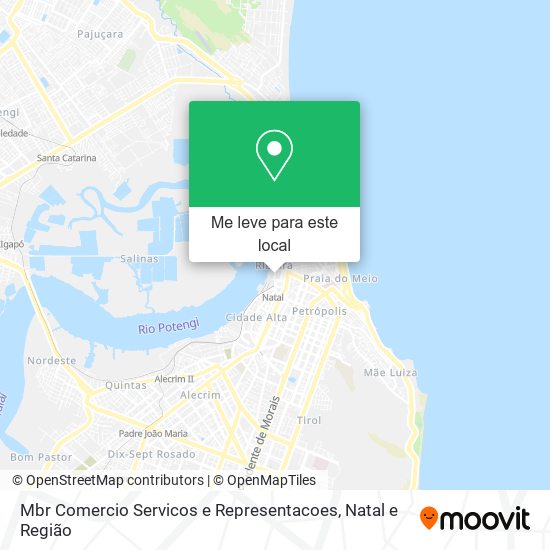 Mbr Comercio Servicos e Representacoes mapa