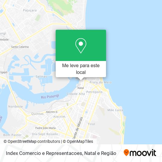 Index Comercio e Representacoes mapa