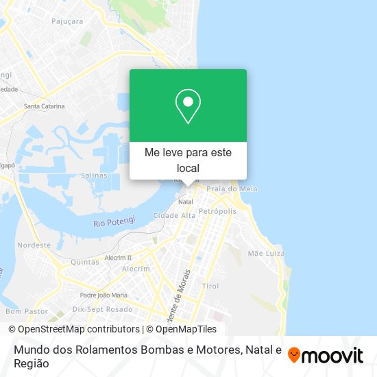 Mundo dos Rolamentos Bombas e Motores mapa