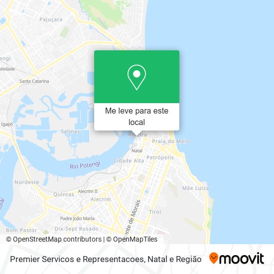 Premier Servicos e Representacoes mapa