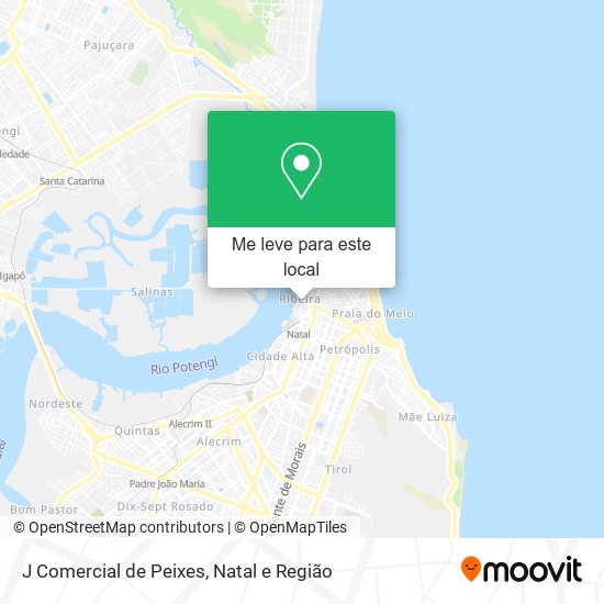 J Comercial de Peixes mapa