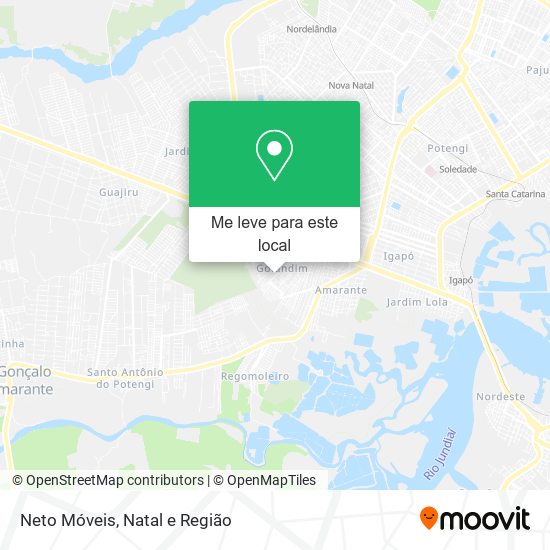 Neto Móveis mapa