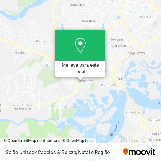 Salão Unissex Cabelos & Beleza mapa