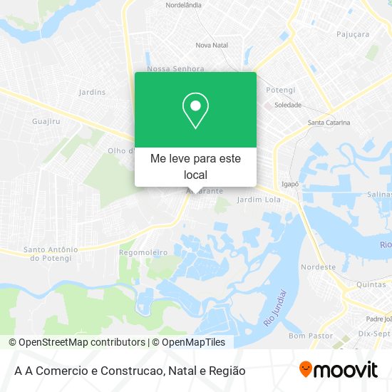 A A Comercio e Construcao mapa