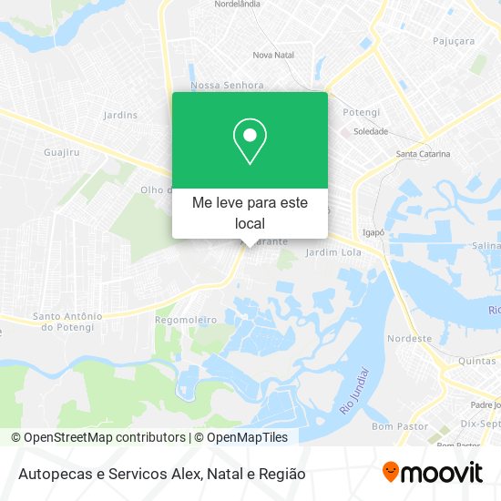 Autopecas e Servicos Alex mapa