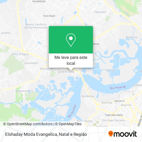 Elshaday Moda Evangelica mapa