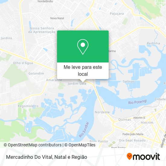 Mercadinho Do Vital mapa