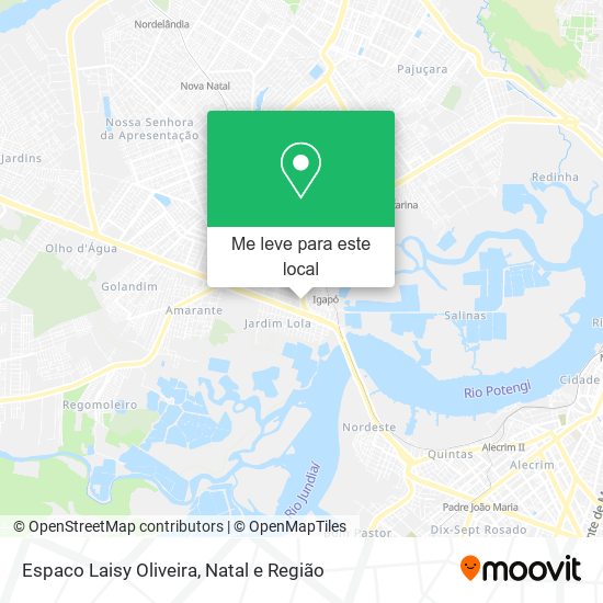 Espaco Laisy Oliveira mapa