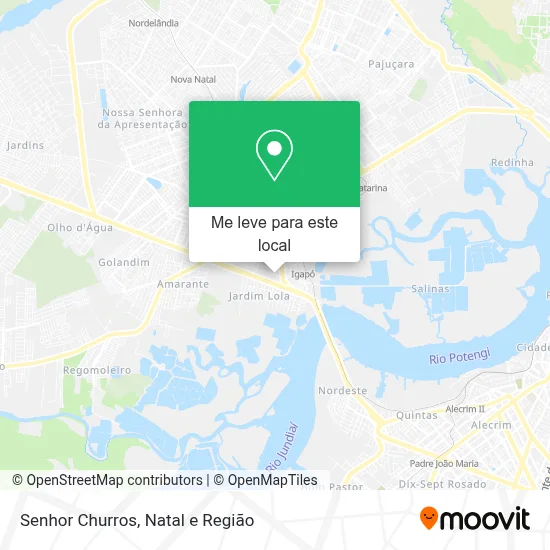 Senhor Churros mapa