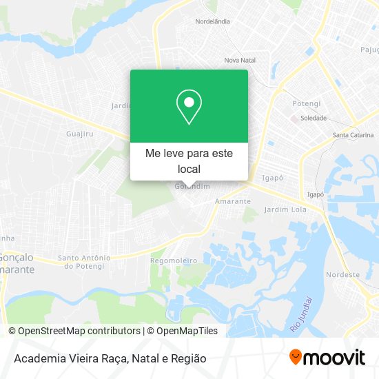 Academia Vieira Raça mapa