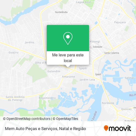 Mem Auto Peças e Serviços mapa