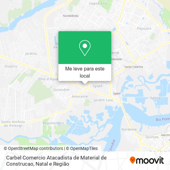 Carbel Comercio Atacadista de Material de Construcao mapa