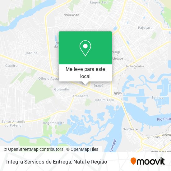 Integra Servicos de Entrega mapa