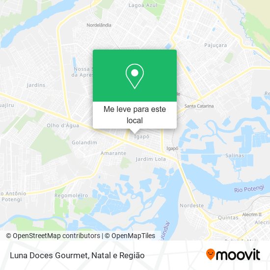 Luna Doces Gourmet mapa