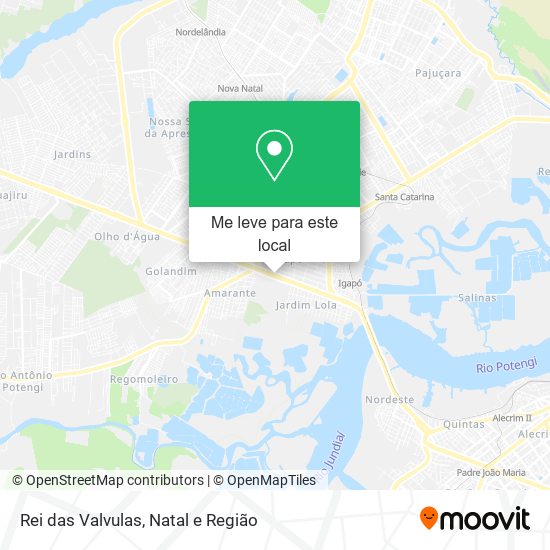 Rei das Valvulas mapa