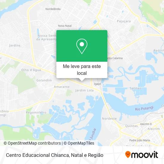 Centro Educacional Chianca mapa