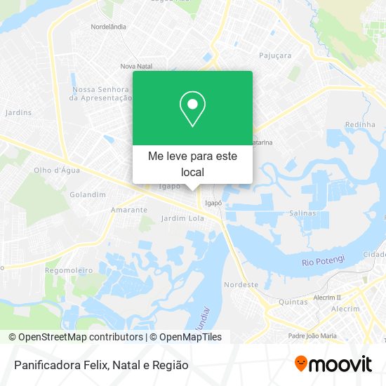 Panificadora Felix mapa