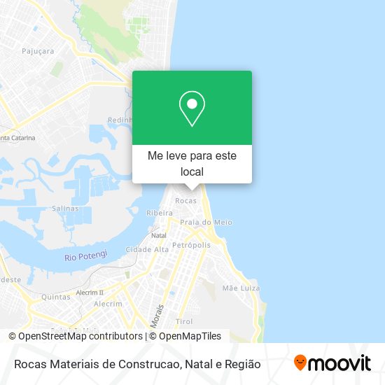 Rocas Materiais de Construcao mapa