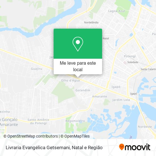 Livraria Evangélica Getsemani mapa