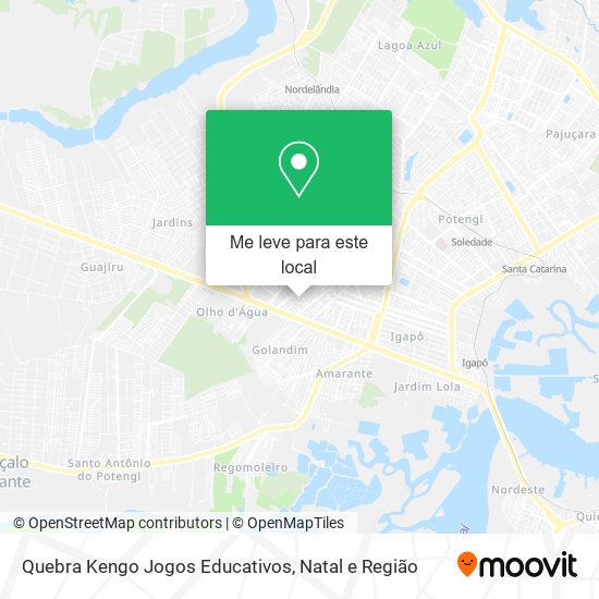 Quebra Kengo Jogos Educativos mapa