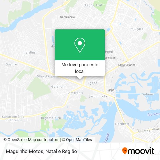 Maguinho Motos mapa
