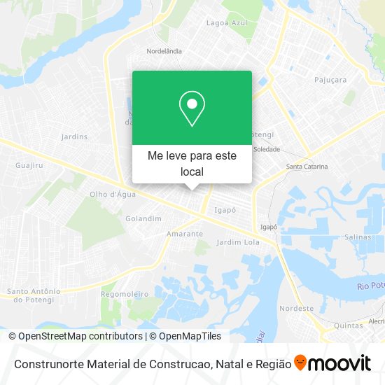 Construnorte Material de Construcao mapa