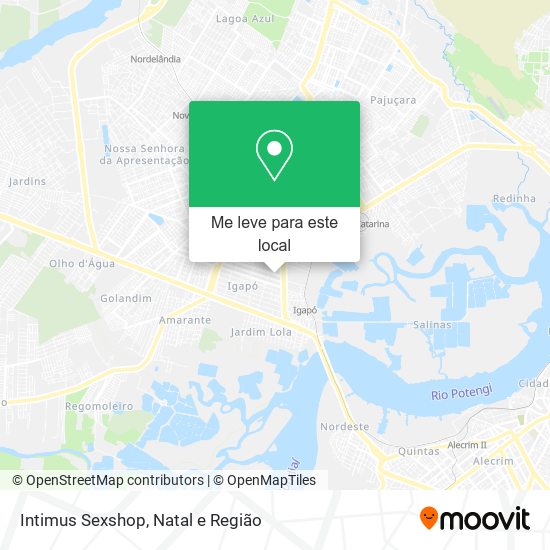 Intimus Sexshop mapa