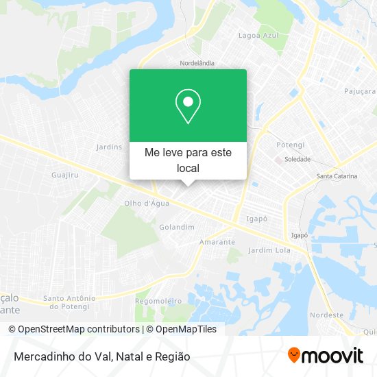 Mercadinho do Val mapa