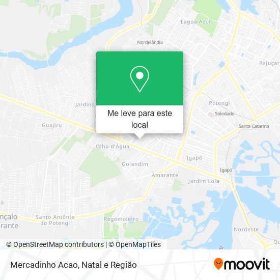 Mercadinho Acao mapa