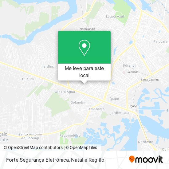 Forte Segurança Eletrônica mapa