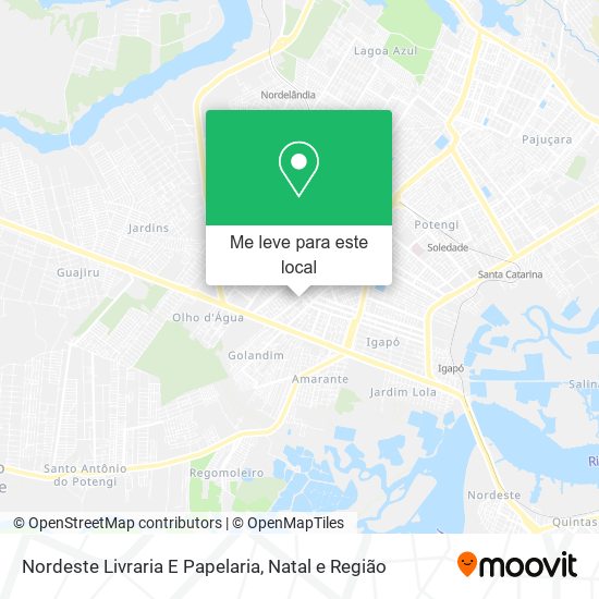 Nordeste Livraria E Papelaria mapa