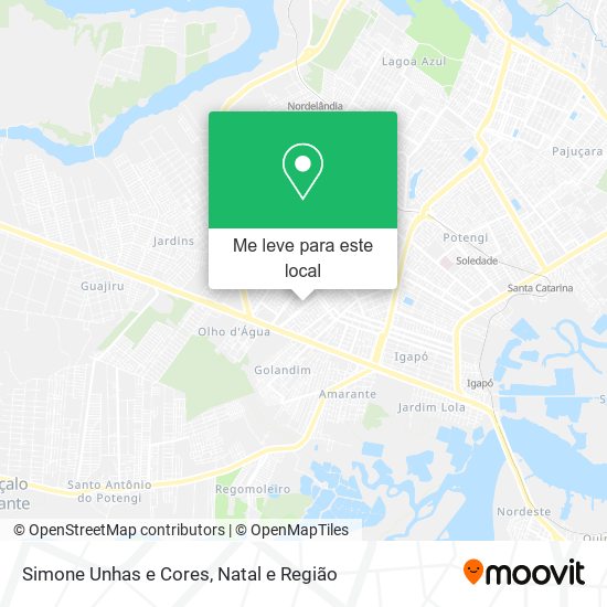 Simone Unhas e Cores mapa