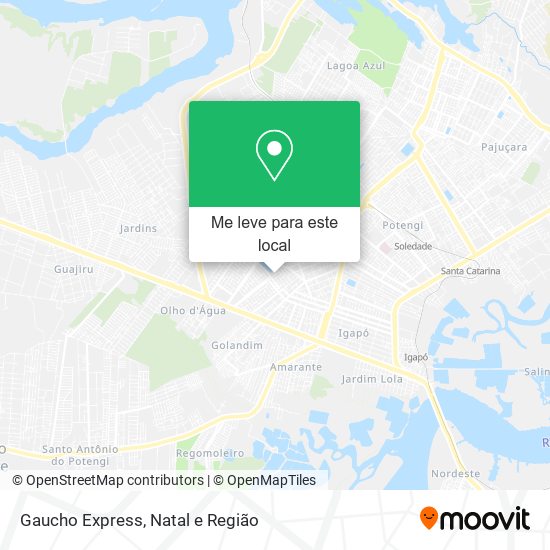 Gaucho Express mapa