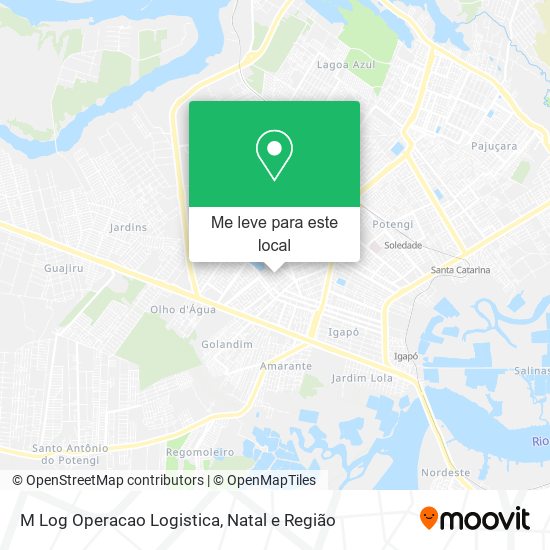 M Log Operacao Logistica mapa