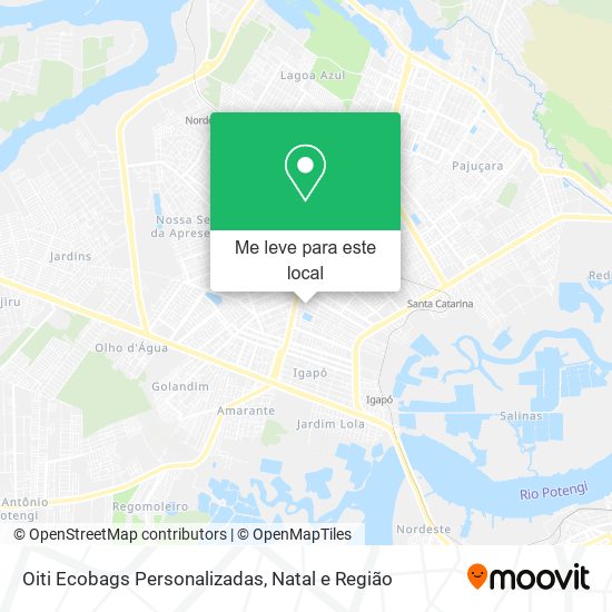 Oiti Ecobags Personalizadas mapa