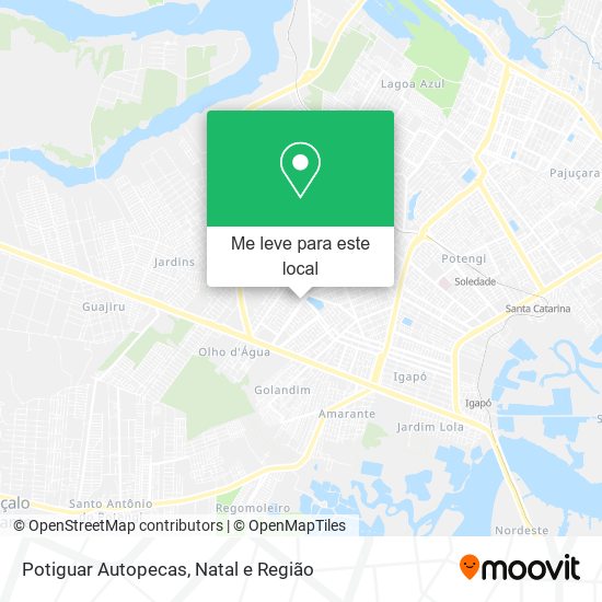 Potiguar Autopecas mapa