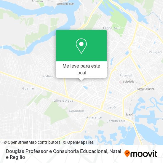 Douglas Professor e Consultoria Educacional mapa